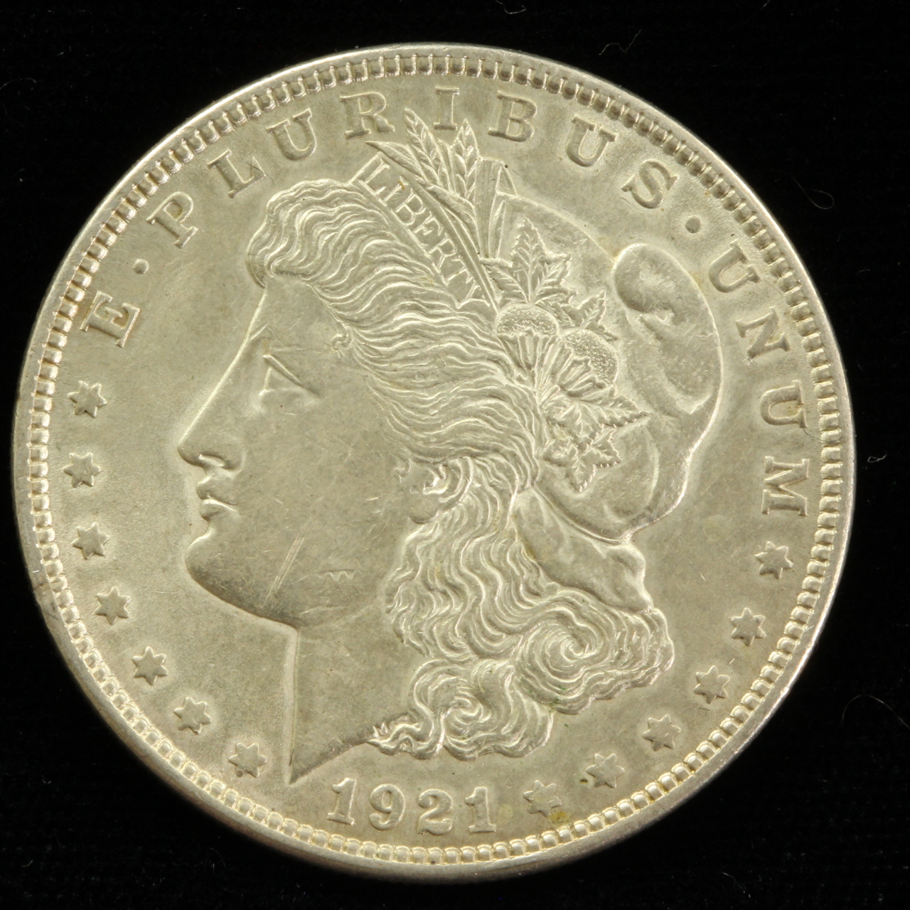 1921 Morgan 1 Dollar, MS-Grade, Unc