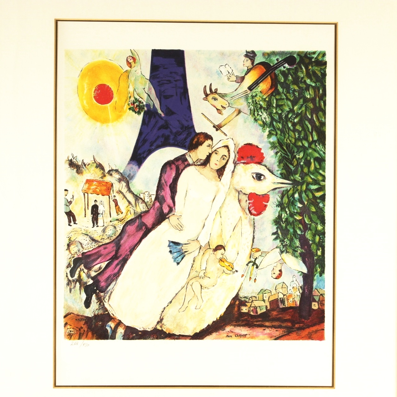 Marc Chagall Lithograph, 