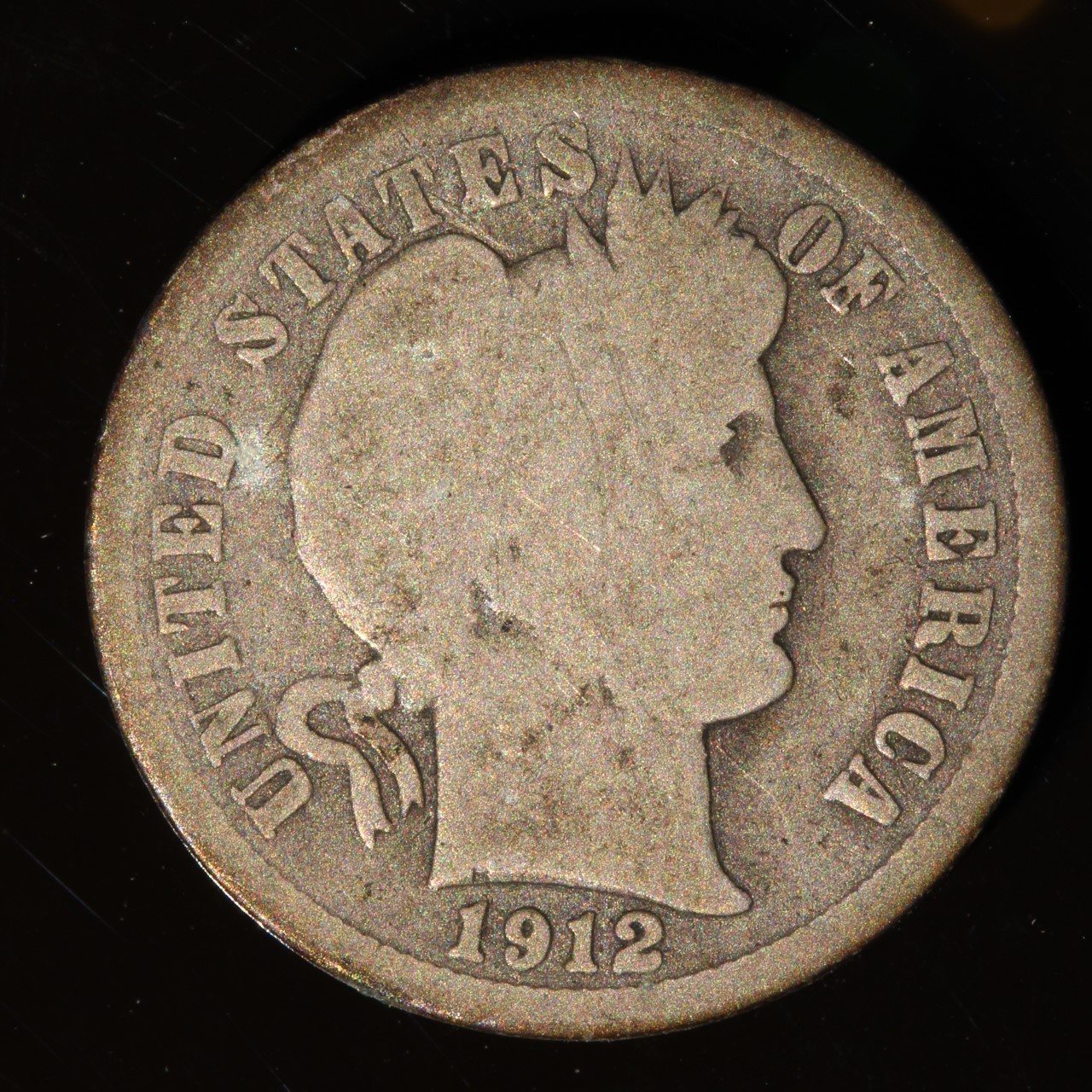 1912 Barber Dime, G-Grade