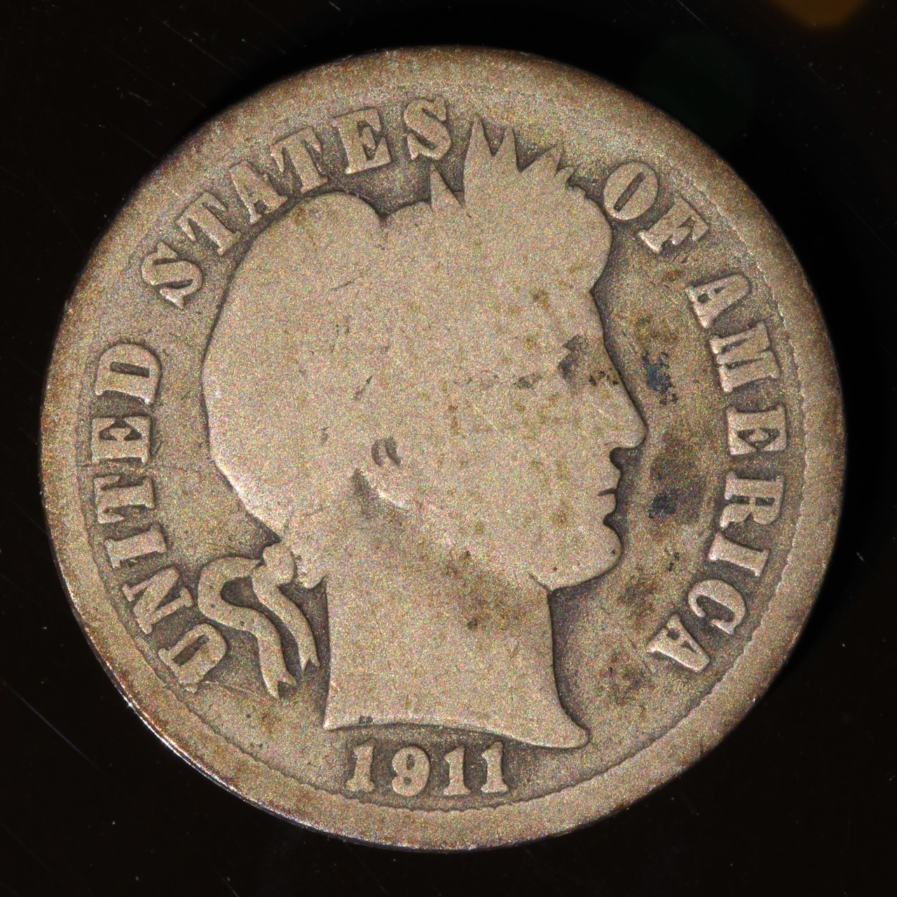 1911 Barber Dime, G-Grade