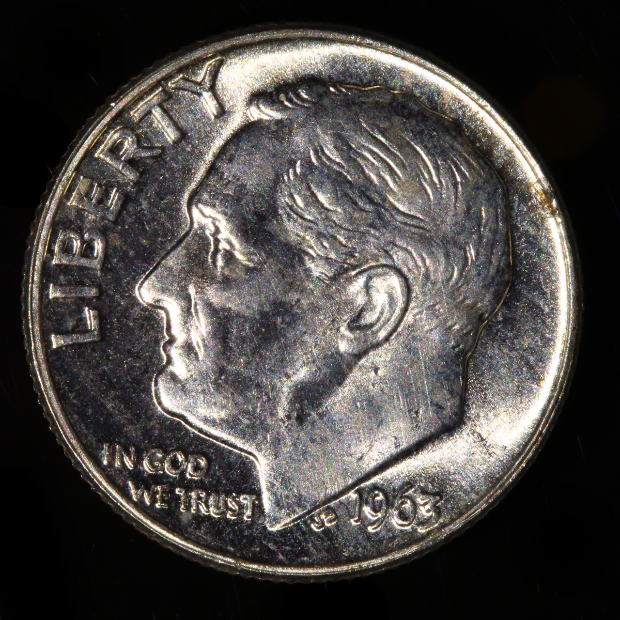 1963 Roosevelt Dime, VF-XF Grade