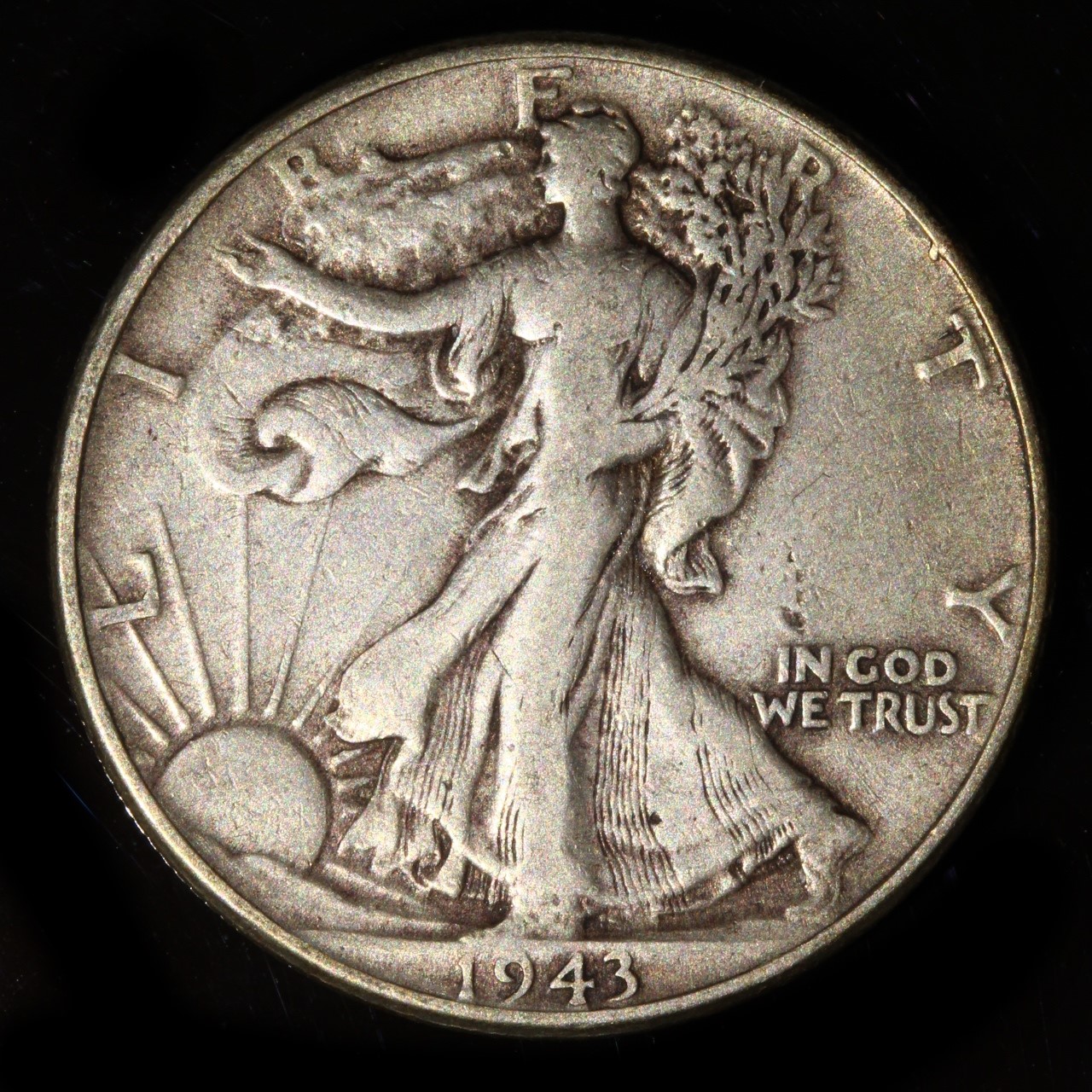 1943 Walking Liberty Half Dollar, F-Grade