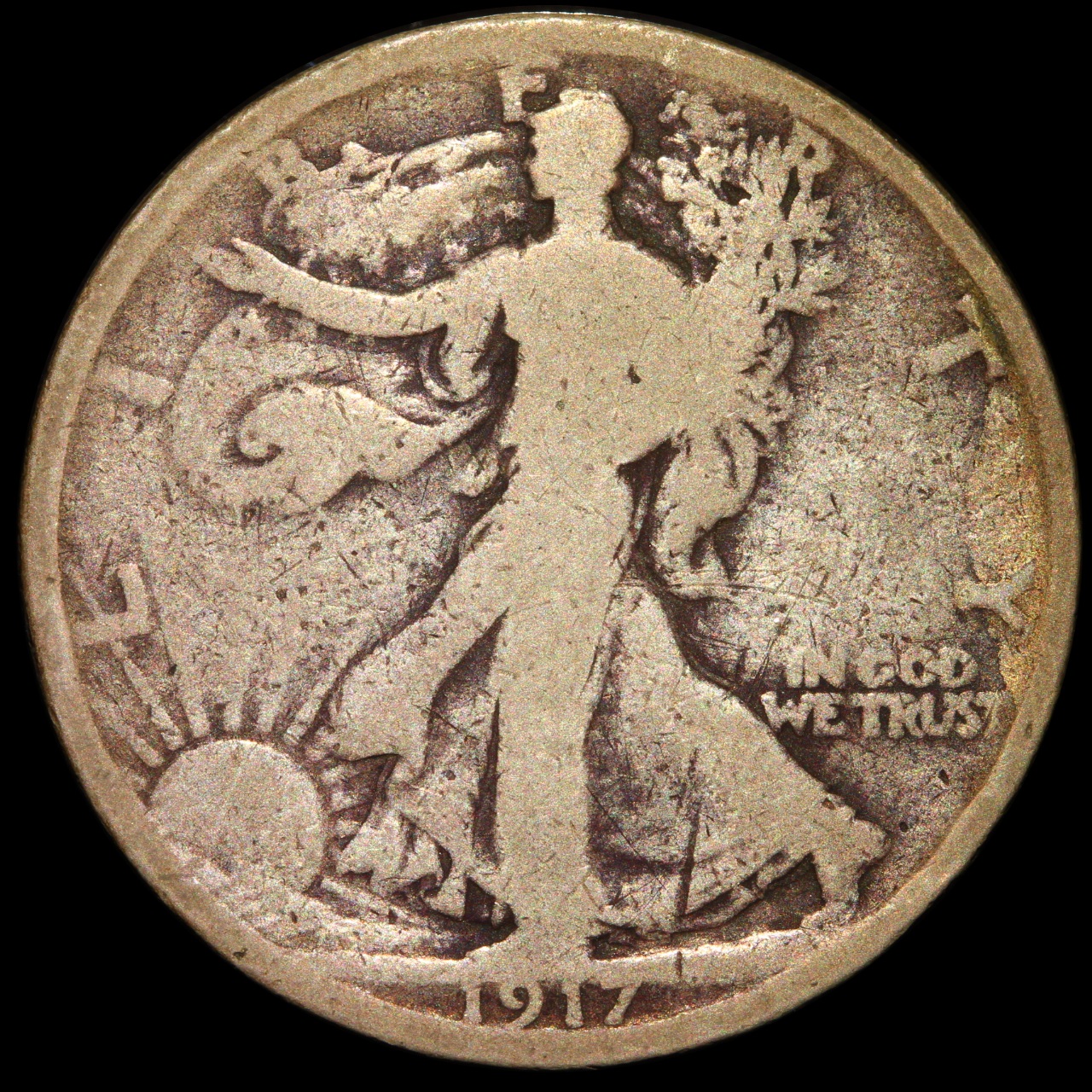 1917 Walking Liberty Half Dollar, G-6