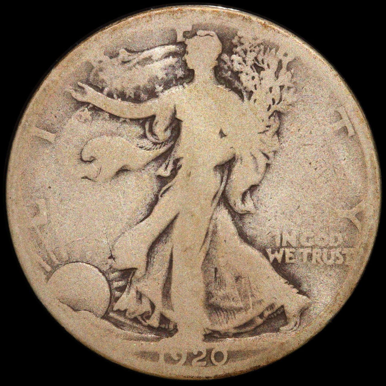 1920-S Walking Liberty Half Dollar, G-6