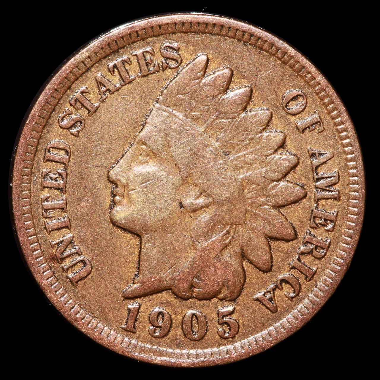 1905 Indian Cent, VG-8