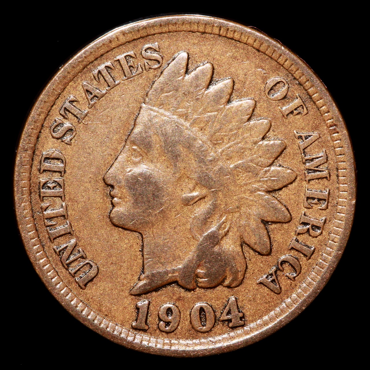 1904 Indian Cent, VG-10