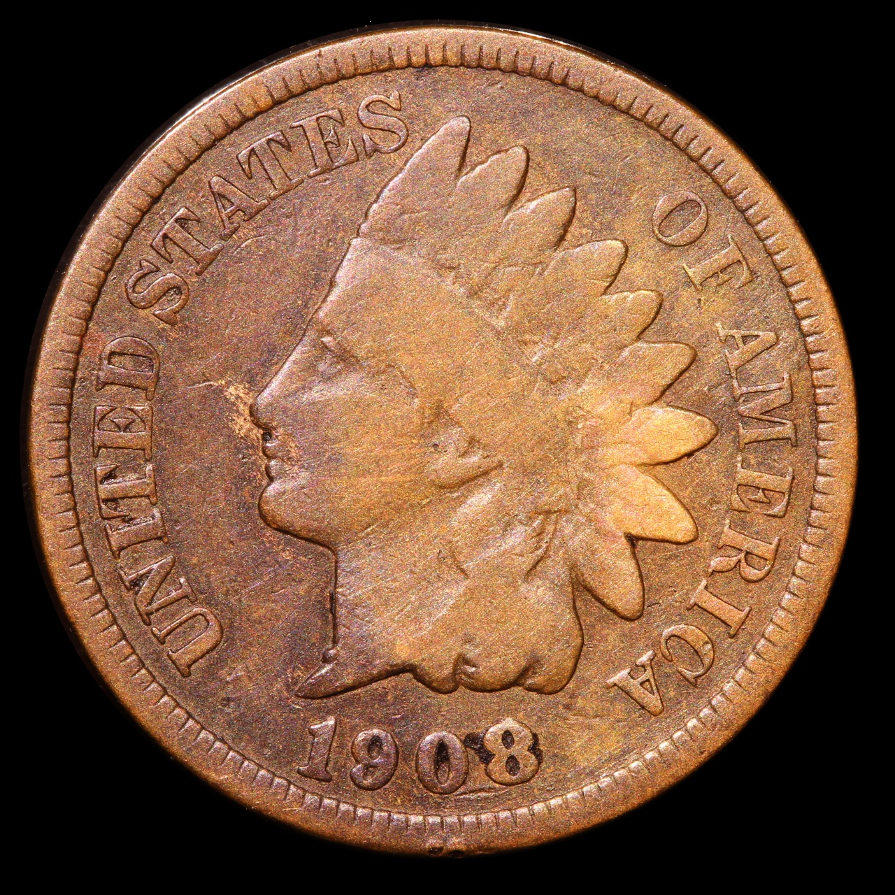 1908 Indian Cent, G-4